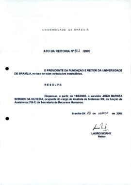 Ato da Reitoria nº 0161/2000