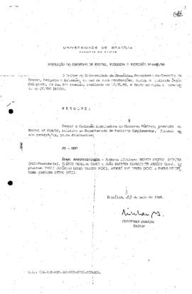 Resolução do Conselho de Ensino, Pesquisa e Extensão nº 0005/1988