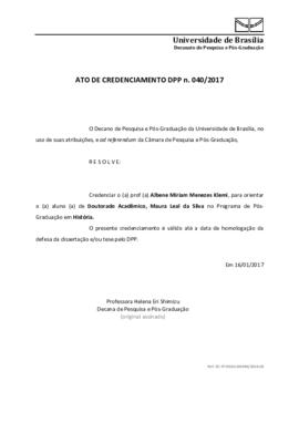 Ato de Credenciamento DPP N° 0040/2017