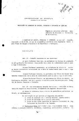 Resolução do Conselho de Ensino, Pesquisa e Extensão nº 0008/1986