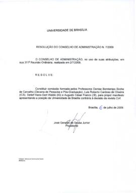 Resolução do Conselho de Administração nº 0007/2009