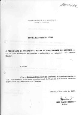 Ato da Reitoria nº 1364/1995
