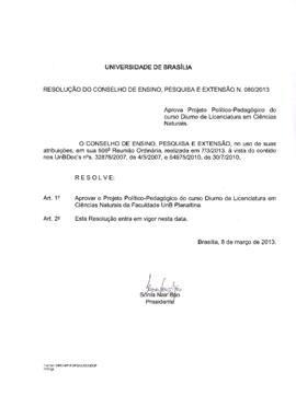 Resolução do Conselho de Ensino, Pesquisa e Extensão nº 0080/2013