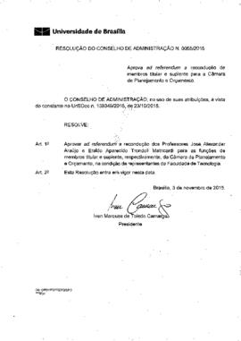 Resolução do Conselho de Administração nº 0055/2015
