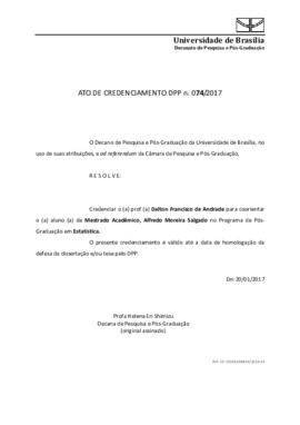Ato de Credenciamento DPP N° 0074/2017