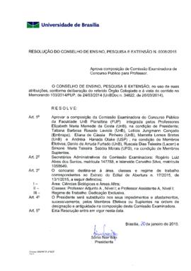 Resolução do Conselho de Ensino, Pesquisa e Extensão nº 0008/2015
