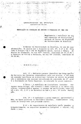 Resolução do Conselho de Ensino, Pesquisa e Extensão nº 0002/1986