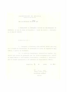 Ato da Reitoria nº 0238/1987