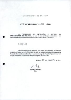 Ato da Reitoria nº 0228/2001