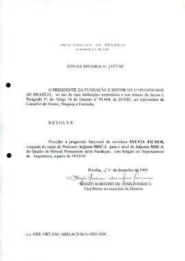 Ato da Reitoria nº 2189/1995