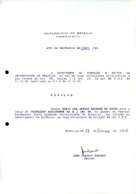 Ato da Reitoria nº 1009/1995