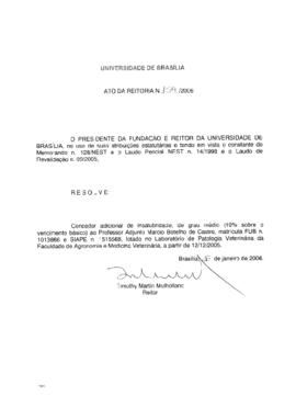 Ato da Reitoria nº 0159/2006