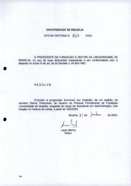 Ato da Reitoria nº 0824/2004