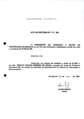 Ato da Reitoria nº 1166/1999