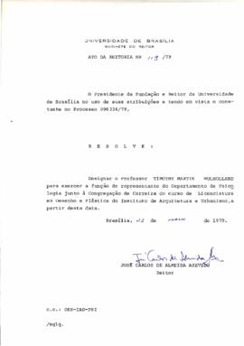 Ato da Reitoria nº 0119/1978