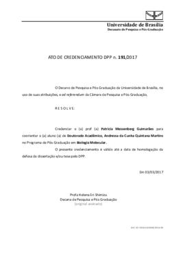 Ato de Credenciamento DPP N° 0191/2017