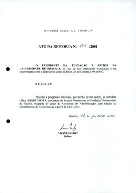 Ato da Reitoria nº 0041/2001