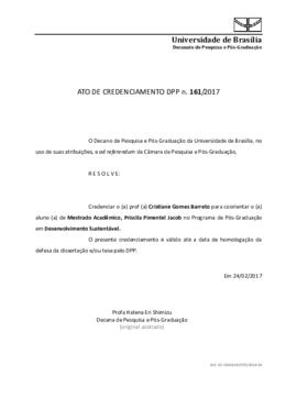 Ato de Credenciamento DPP N° 0161/2017