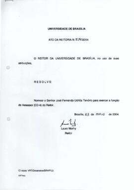 Ato da Reitoria nº 0534/2004