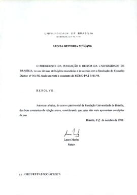 Ato da Reitoria nº 1444/1998