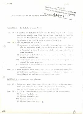 Estatuto do Centro de Estudos Históricos