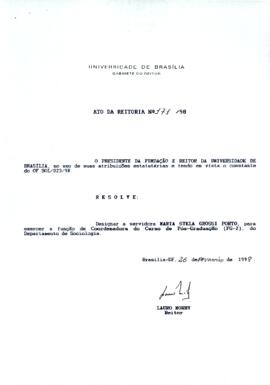 Ato da Reitoria nº 0171/1998