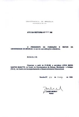 Ato da Reitoria nº 0460/1998