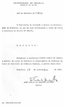 Ato da Reitoria nº 0376/1983