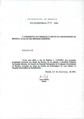 Ato da Reitoria nº 1949/2002