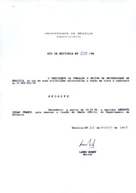 Ato da Reitoria nº 0230/1998