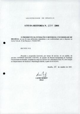 Ato da Reitoria nº 1259/2001