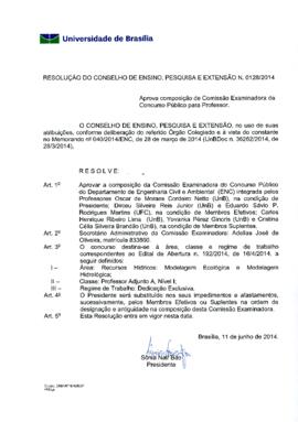 Resolução do Conselho de Ensino, Pesquisa e Extensão nº 0128/2014