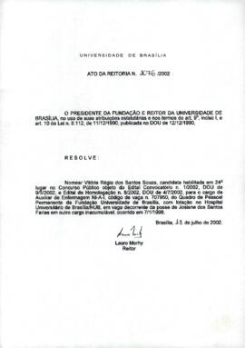 Ato da Reitoria nº 1076/2002