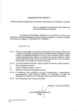 Resolução do Conselho de Ensino, Pesquisa e Extensão nº 0132/2009