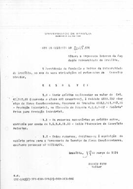 Ato da Reitoria nº 0248/1974