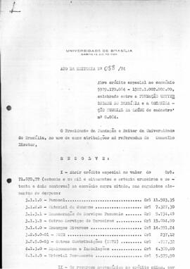 Ato da Reitoria nº 0088/1974