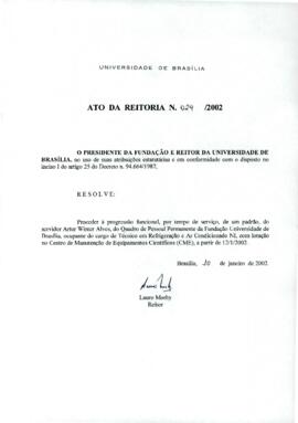 Ato da Reitoria nº 0024/2002