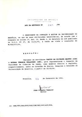 Ato da Reitoria nº 0214/1994