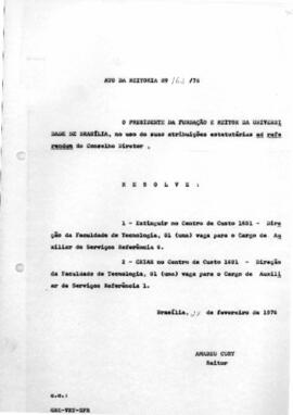 Ato da Reitoria nº 0162/1976