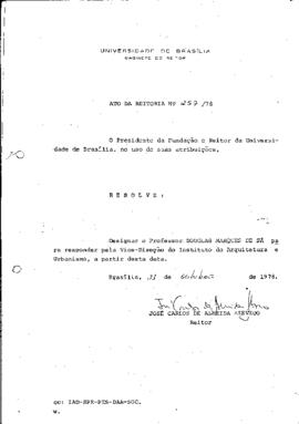 Ato da Reitoria nº 0257/1978