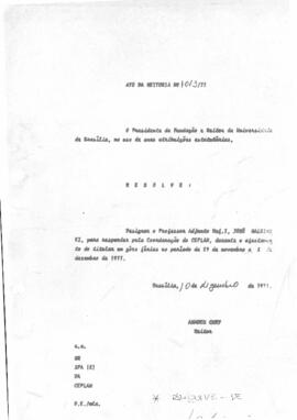 Ato da Reitoria nº 1013/1971