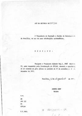 Ato da Reitoria nº 1013/1971