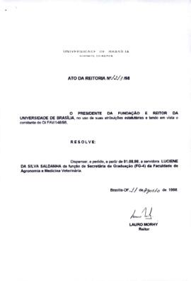 Ato da Reitoria nº 1213/1998