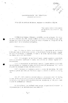 Resolução do Conselho de Ensino, Pesquisa e Extensão nº 0016/1986