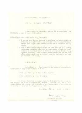 Ato da Reitoria nº 0148/1987