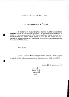 Ato da Reitoria nº 1335/1999
