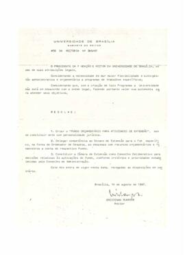 Ato da Reitoria nº 0398/1987