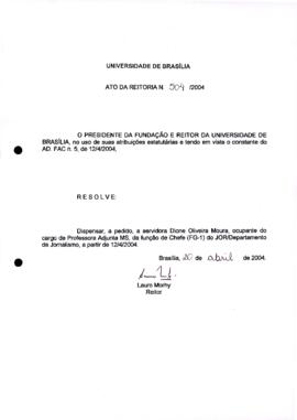 Ato da Reitoria nº 0504/2004