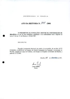 Ato da Reitoria nº 1457/2001