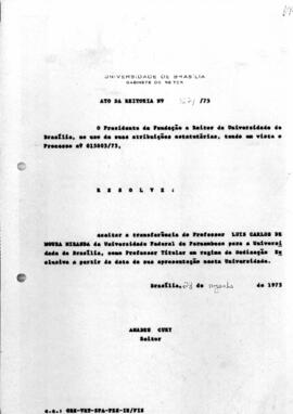 Ato da Reitoria nº 0571/1975